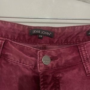Dear John corduroy pants